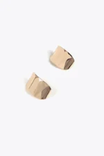 Faceted earrings gold - Image 2