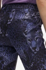 Animal print suit trousers blue - Image 5