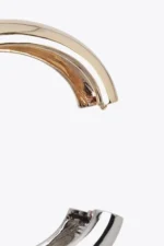 Rigid two-tone metal bangle - Image 7