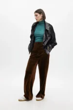 Sequinned biker jacket black - Image 4