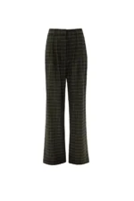 OLIVE CHEQUERED PANTS