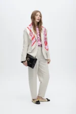 Blazer with embroidered pocket detail stone - Image 5