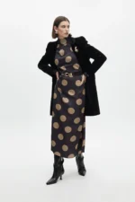 Fitted velvet frock coat black - Image 3