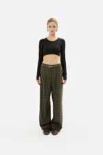 OLIVE THIN BELT - Image 2