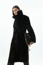 Long black down coat - Image 2