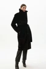 Long black down coat - Image 3