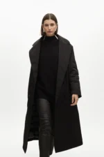 Lightweight feather trench coat - Image 7
