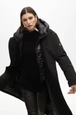 Lightweight feather trench coat - Image 6