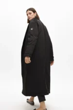 Lightweight feather trench coat - Image 4