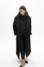 Lightweight feather trench coat - Image 3