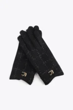 Contrast tweed gloves - Image 5