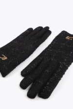 Contrast tweed gloves - Image 4