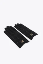 Contrast tweed gloves - Image 2