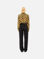 BLACK STRAIGHT-LINE JEANS - Image 2