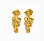 SCULPTURE EARRINGS (gold)