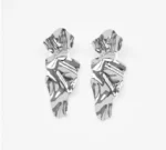 SCULPTURE EARRINGS (silver)