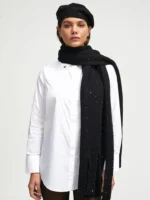 Scarf With Mini Sequins