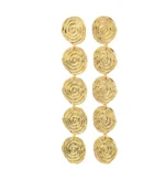 AIR earrings gold-plated