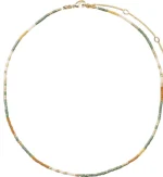 ALISON necklace brown, gold-plated - Image 3