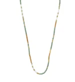 ALISON necklace brown, gold-plated
