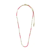 ALISON necklace pink, gold-plated - Image 3