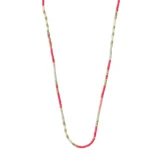 ALISON necklace pink, gold-plated - Image 2