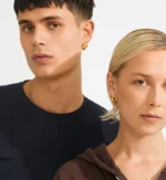 DARBY earrings, 2-in-1 set, gold-plated - Image 3