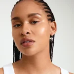 CASSIAN hoop earrings silver-plated - Image 3