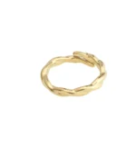LULU twirl stack ring gold-plated