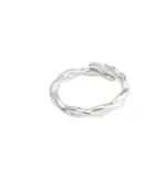 LULU twirl stack ring silver-plated