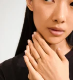 LULU bow stack ring gold-plated - Image 2