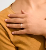 LULU bow stack ring silver-plated - Image 2