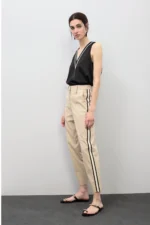 V-neck Knit Top Black - Image 6