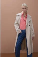 Poplin Stripe Shirt with Contrast Details - Image 7