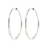 HAZE hoop earrings silver-plated