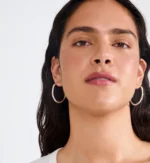 HAZE hoop earrings silver-plated - Image 3