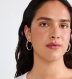 HAZE hoop earrings silver-plated - Image 2