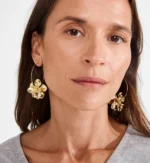LUNITH earrings gold-plated - Image 2