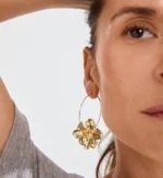 LUNITH earrings gold-plated - Image 3