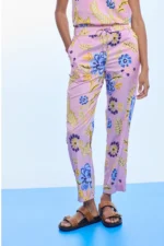Satin Floral Jogger - Image 4