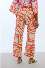 Leaf Print Culottes - Image 4
