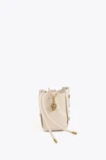 Studded Texture Crossbody Bag Ecru - Image 6