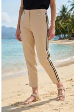 Straight Pants with Side Stripe Tapes - Image 5