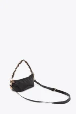 Shiny Effect Chain Bag Black - Image 2