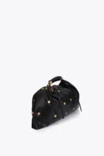 Studded Texture Hobo Bag Black - Image 7