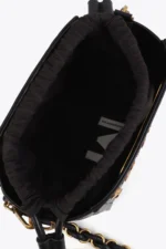 Studded Texture Crossbody Bag Black - Image 3
