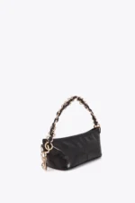 Shiny Effect Chain Bag Black - Image 3