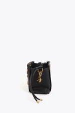 Studded Texture Crossbody Bag Black - Image 4