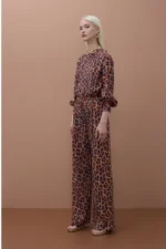 Animal Print Palazzo Pants