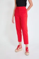 Logo Tape Pants Red - Image 4